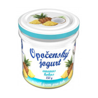 Ananas/Kokos - jogurt sklo  [150 g]